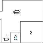 Апартаменты Anticheterme Trilocale *